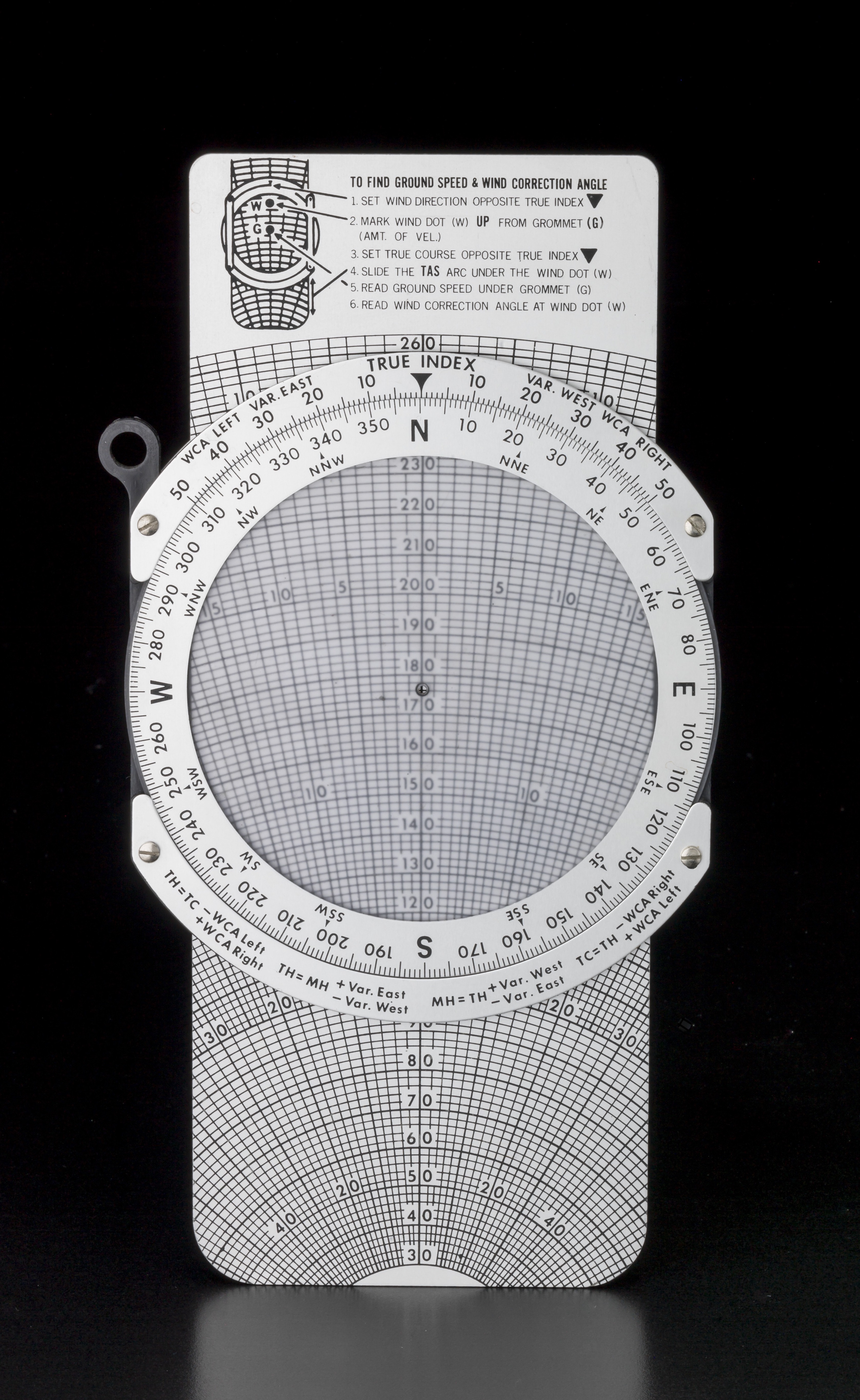 Aviation slide rule